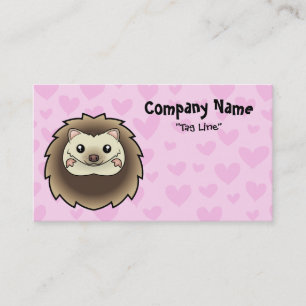 Carte De Visite Amour de Hérisson Pygmée