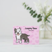 Carte De Visite Amour de Pitbull (Debout devant)