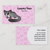 Carte De Visite Amour de planeur de sucre (Devant / Derrière)