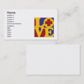 Carte De Visite Amour de soins (Devant / Derrière)