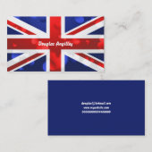 Carte De Visite Amour d'Union Jack, (Devant / Derrière)