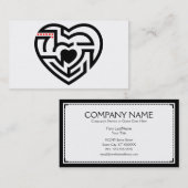 Carte De Visite amour labrynth (Devant / Derrière)