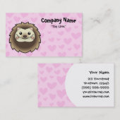 Carte De Visite Amour pygméen de hérisson (Devant / Derrière)