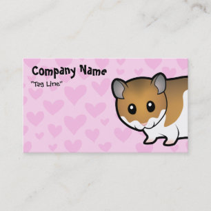 Carte De Visite Amour syrien de hamster