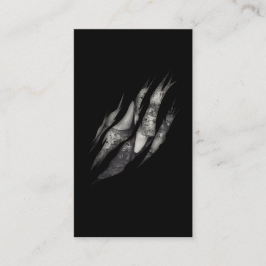 Carte De Visite Amoureux de l'alligator des dents de crocodile (Devant)