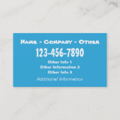 Carte De Visite Amoureux du voyage en bateau de croisière (Dos)