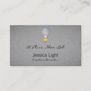 Carte De Visite Ampoule