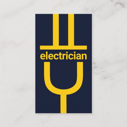 Carte De Visite Ampoule d'alimentation (Devant)