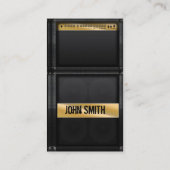 Carte De Visite Ampoule de guitare avec nom personnalisé (Dos)