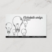 Carte De Visite Ampoules à main (Devant)