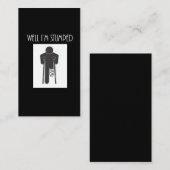 Carte De Visite Amputée de récupération de l'amputation de la jamb (Devant / Derrière)