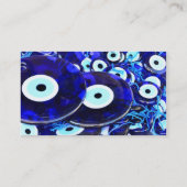 Carte De Visite Amulettes des yeux bleus (Dos)