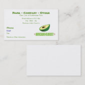 Carte De Visite Amusant Avocat (Devant / Derrière)