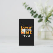 Carte De Visite Amusant Bartender et Barkeeper Mixologue de plaisa (Debout devant)