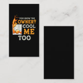 Carte De Visite Amusant Bartender et Barkeeper Mixologue de plaisa (Devant / Derrière)