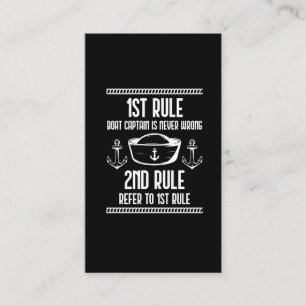 Carte De Visite Amusant bateau capitaine Humour Mari accro à la vo