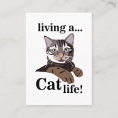 Carte De Visite Amusant chat vétérinaire animal de compagnie (Devant)