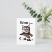 Carte De Visite Amusant chat vétérinaire animal de compagnie (Debout devant)