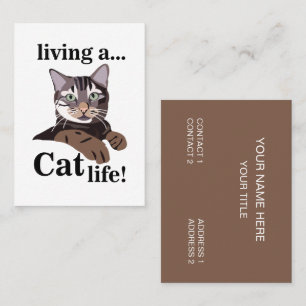 Carte De Visite Amusant chat vétérinaire animal de compagnie