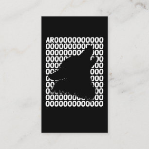 Carte De Visite Amusant chien hurlant loup