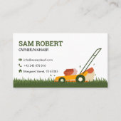 Carte De Visite Amusant et convivial Paysage avec une touche d'Hum (Devant)