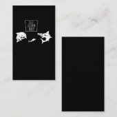 Carte De Visite Amusant Humour de requin Plongeur Plaisanterie (Devant / Derrière)