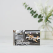 Carte De Visite Amusant instructeur de conduite de la réparation d (Debout devant)