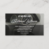 Carte De Visite Amusant instructeur de conduite de la réparation d (Dos)