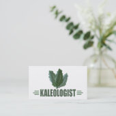 Carte De Visite Amusant Kale Lover (Debout devant)