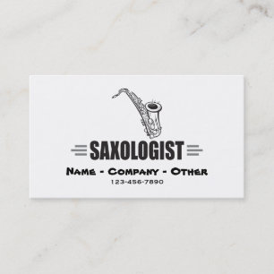Carte De Visite Amusant lover saxophone