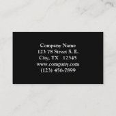 Carte De Visite Amusant Petit Ours Panda (Dos)