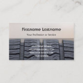 Carte De Visite Amusant pneu et réglage expert de la roue (Dos)