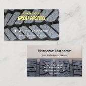 Carte De Visite Amusant pneu et réglage expert de la roue (Devant / Derrière)