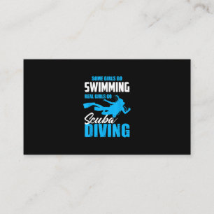 Carte De Visite Amusant Quelques Filles Aller Baigner Véritables F