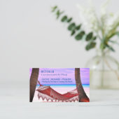 Carte De Visite Amusant Retraité, Beach Hammock, do-it-yourself Ga (Debout devant)