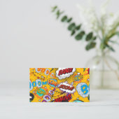 Carte De Visite Amusants Comic Livre moderne Shout Oups (Debout devant)