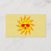Carte De Visite Amusants Trop Chaud Sunshine Shade Blind Company (Dos)