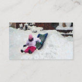 Carte De Visite Amusement d'hiver (Dos)