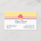 Carte De Visite Amusement et boulangerie de petit gâteau de (Dos)