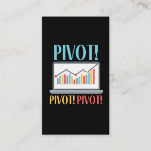 Carte De Visite Analyse croisée dynamique Finance Data Science Com