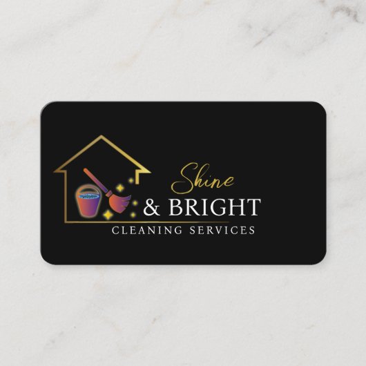 Carte De Visite Analyse des services de nettoyage pour connecter l (Devant)