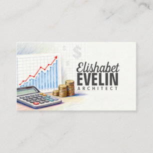 Carte De Visite Analyse financière pour la croissance des entrepri