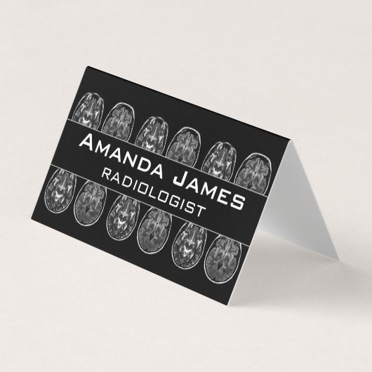 Carte De Visite Analyse Mri du cerveau (Devant)