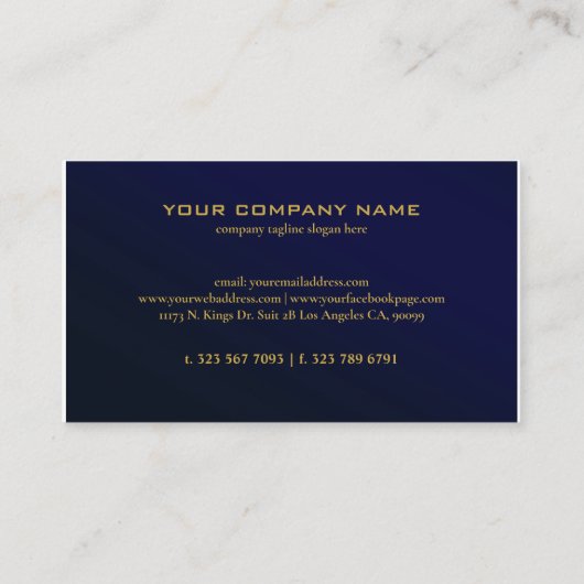 Carte De Visite Analyseur professionnel de système informatique Ro (Dos)