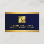 Carte De Visite Analyseur professionnel de système informatique Ro (Devant)