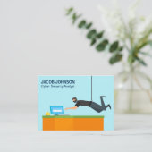 Carte De Visite Analyste de cybersécurité moderne (Debout devant)