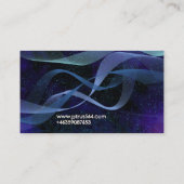 Carte De Visite Analyste de données IT d'art moderne (Dos)