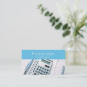 Carte De Visite Analyste financier Comptable fiscal Comptable (Debout devant)