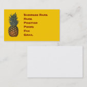 Carte de visite ananas (Devant / Derrière)