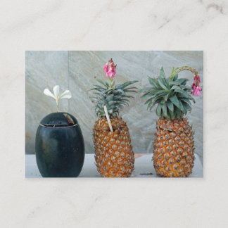 Carte De Visite ananas frais et sains